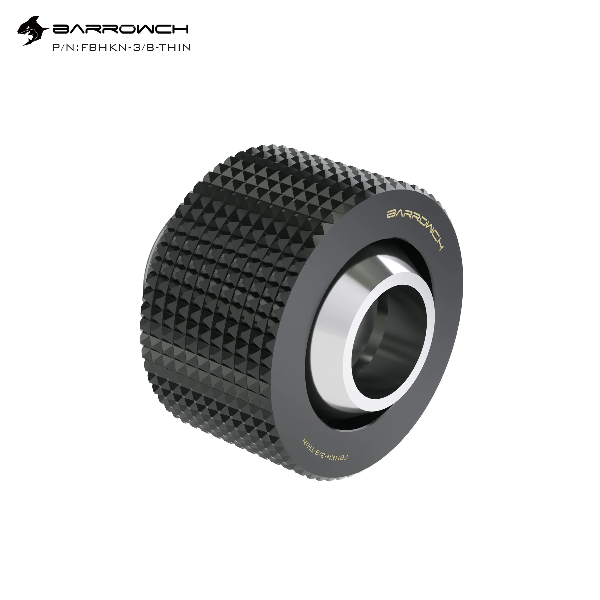 Barrowch Hose Pipe Compression Fitting For Soft Tubing 10*13mm / 10*16mm Flexible Water Pipe Connector FBHKN-3/8-THIN