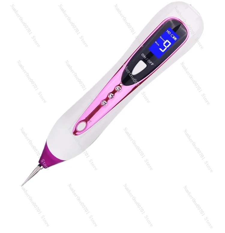 Freckle Removing Pen Fleck Removal Pen Mole Removal Pen Small White Beauty Instrument Household Nine-Gear LCD Blue Light