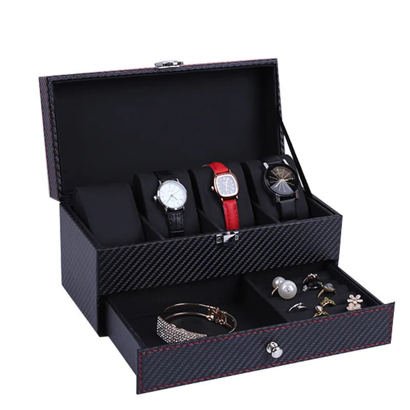 NEW Multi-Purpose Home Storage Box Small Objects Organizer Box Watch Storage Case Leather Gift Box Glasses Storage Box