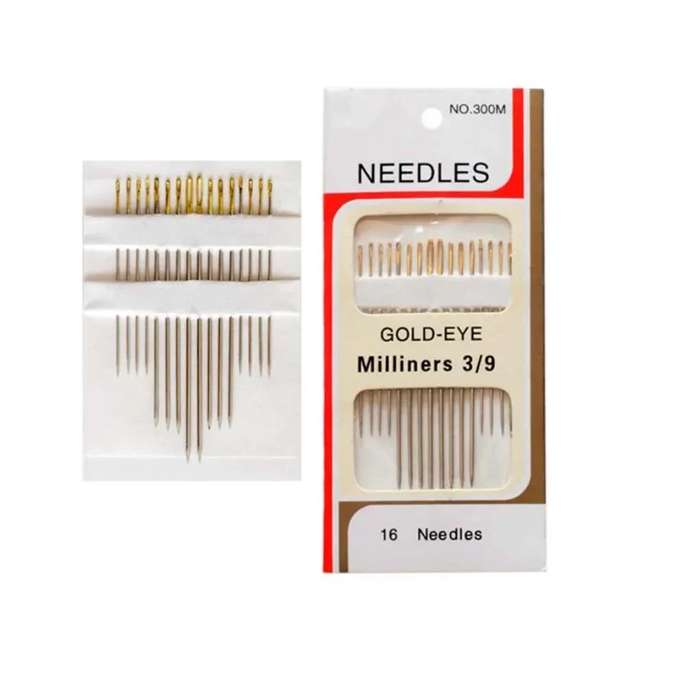 Dispenser Large Eye Hand Sewing Needles Versatile High Quality Hand Sewing Needle Large Eye Self Threading Note