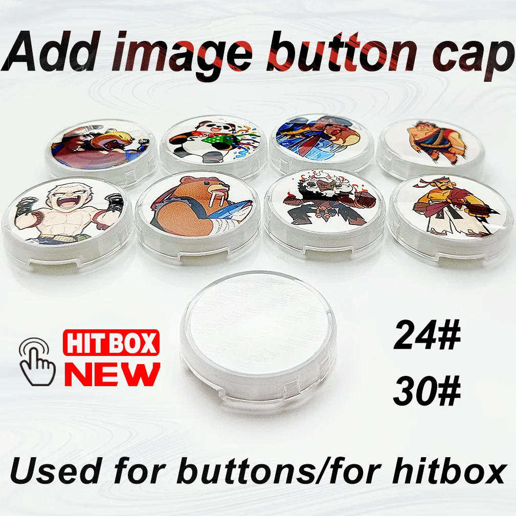 Cap-4/sandwich picture  cap/Kailh cross axis/Hitbox/Street Fighter6/King Punch/Arcade Button Cap/Sitong Mechanical Button cap