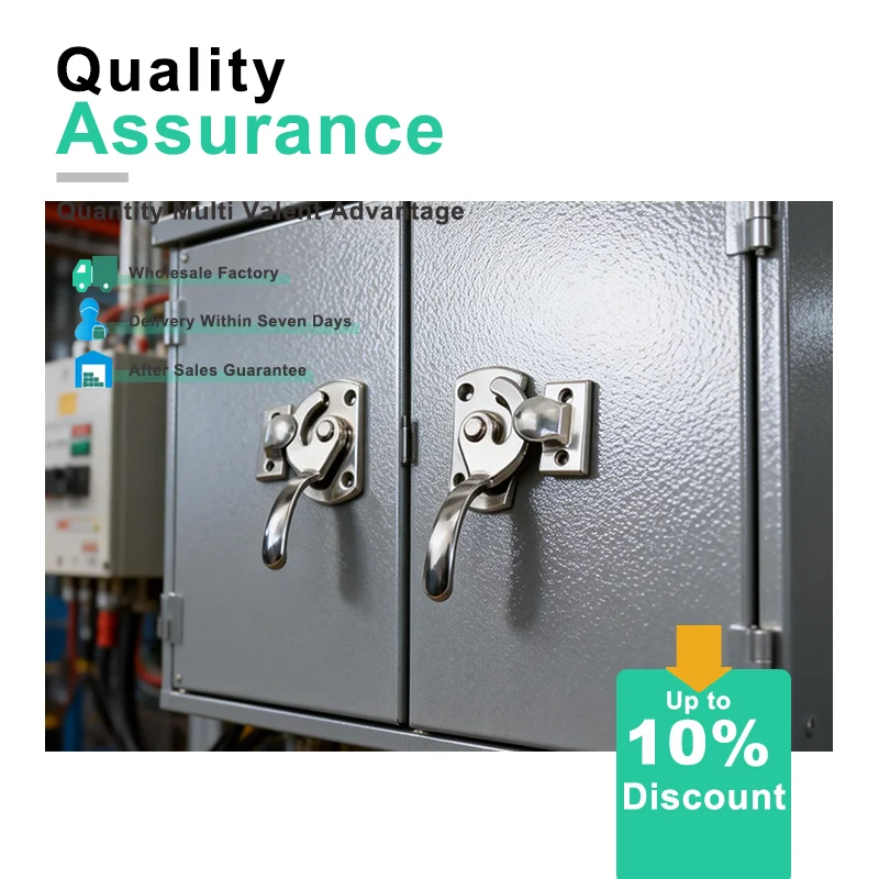 304 Stainless Steel Rotary Handle Lock Seal Buckle for Refrigerators Industrial Automation Equipment - Durable Security Fastener