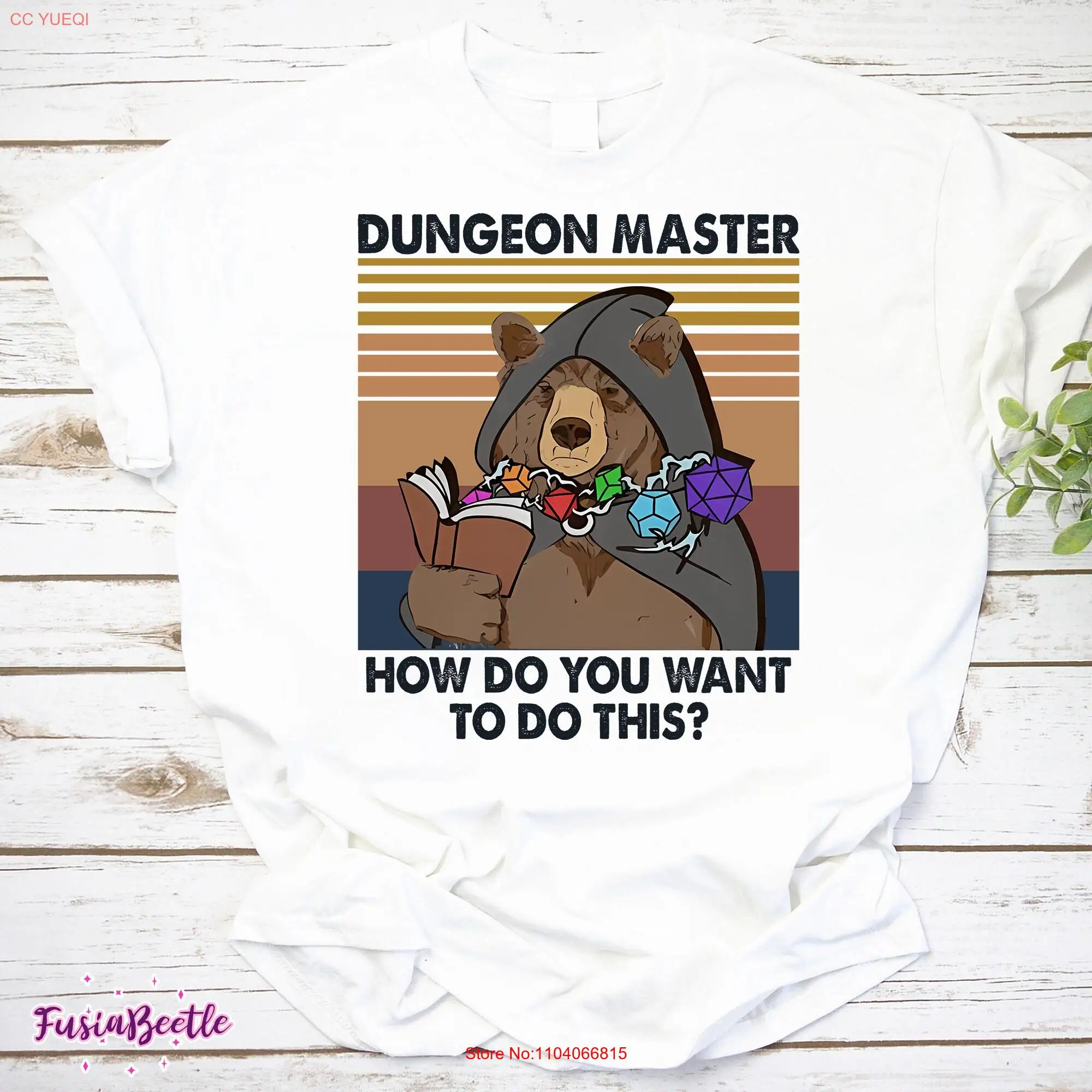 Bear Dungeon Master How Do You Want To This Vintage T Shirt And Dragon DnD Player long or short sleeves