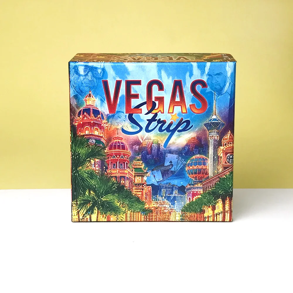 Hot Games Vegas Strip Strategy Family Chessboard Game 2-6 People Casual Funny Party Card Game in Chinese and English
