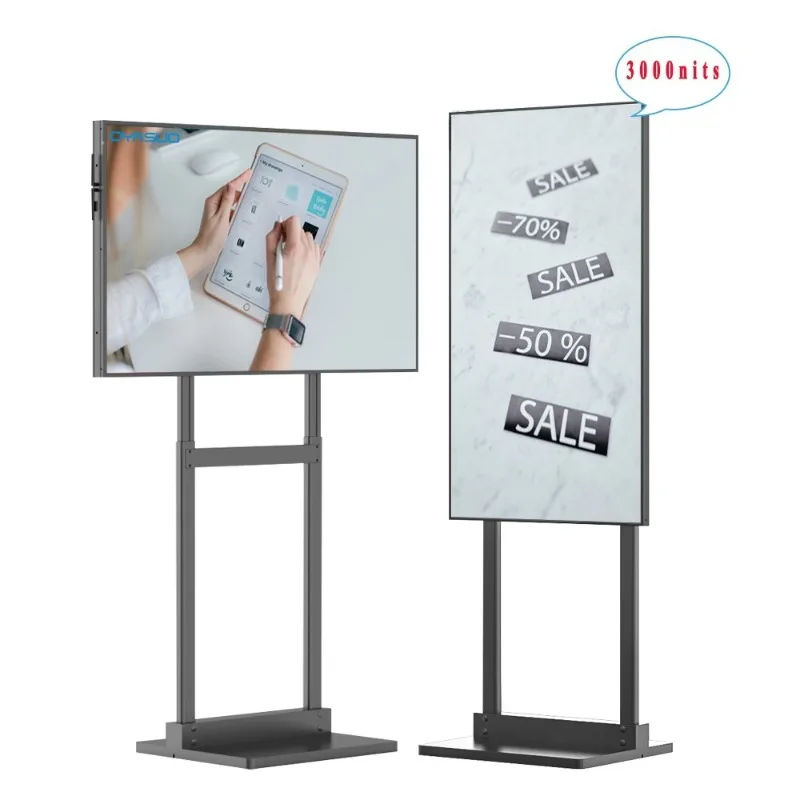 

Semi-Digital LCD Display Menu Board for Retail Stores & Education 2500~5000nits Elevator Wayfinding & Shop Mall Window Facing