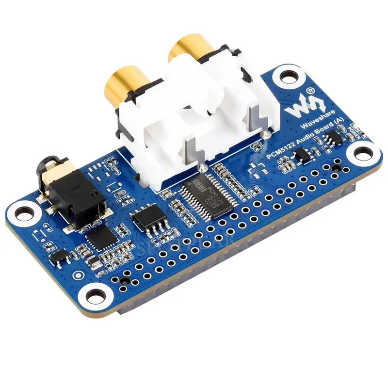 Placa de som hifi pcm5122 i2s dac para raspberry pi 5/4/zero, plug and play placa de proteção de áudio hi-fi