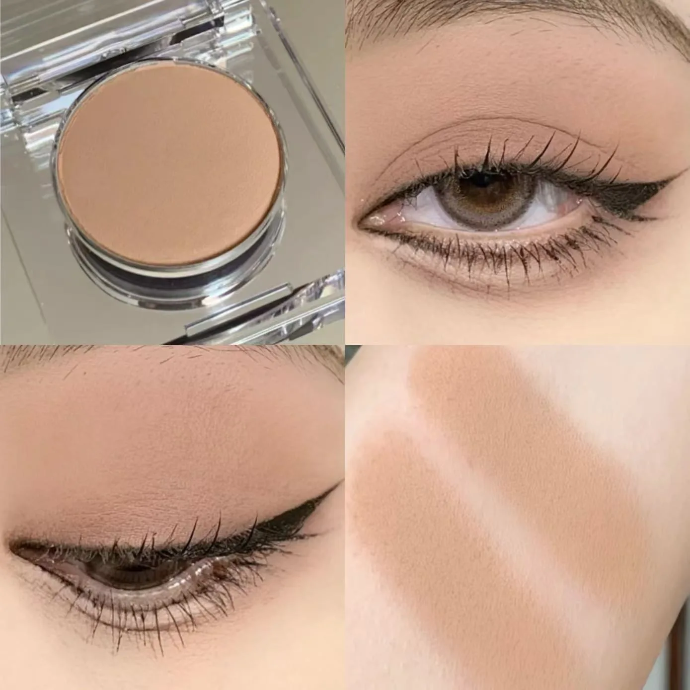 Nude Brown Eyeshadow Monochrome Long Lasting Matte Pure Wind Earth Color Eye Shadow Palette Waterproof Korean Makeup Eyes Beauty