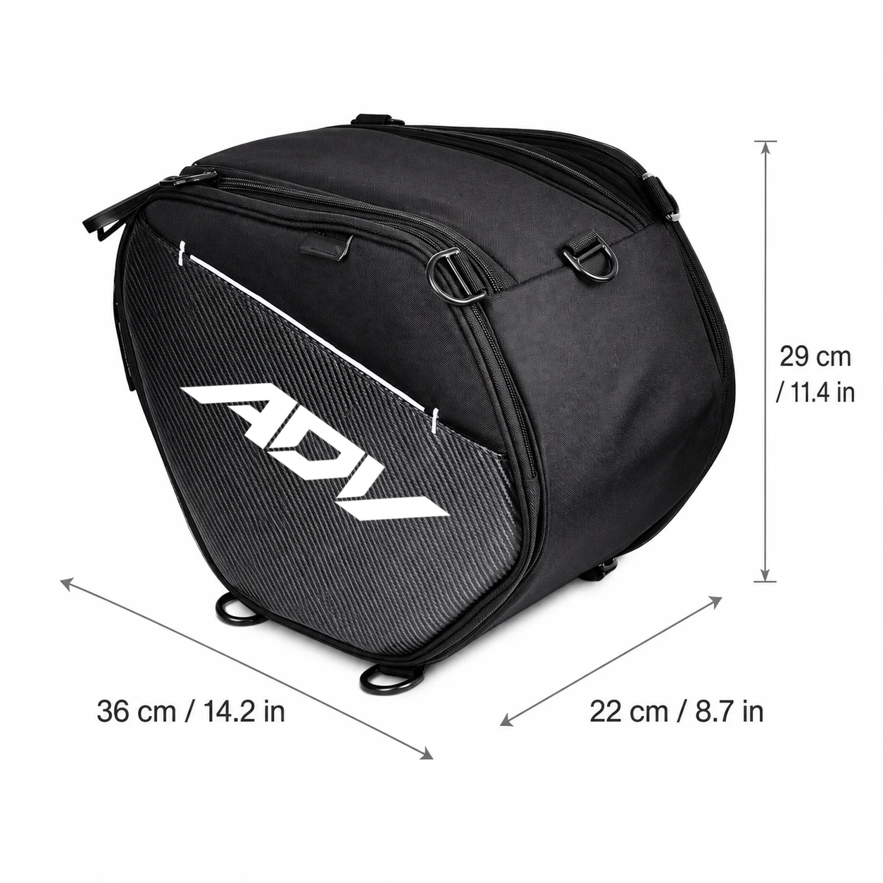 Motorcycle Tunnel Bag For Honda ADV150 ADV160 Scooter Seat Storage Bag Waterproof Under Seat Organizer Accessories