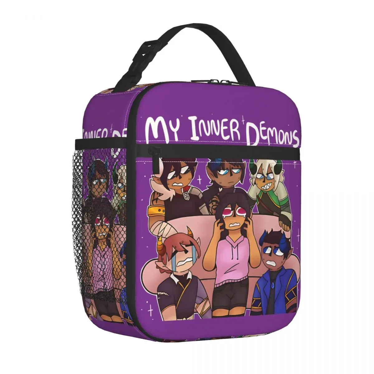 My Inner Demons - All In One Aphmaus Insulated Lunch Bag Leakproof Lunch Container Thermal Bag Tote Lunch Box Travel Food Bag