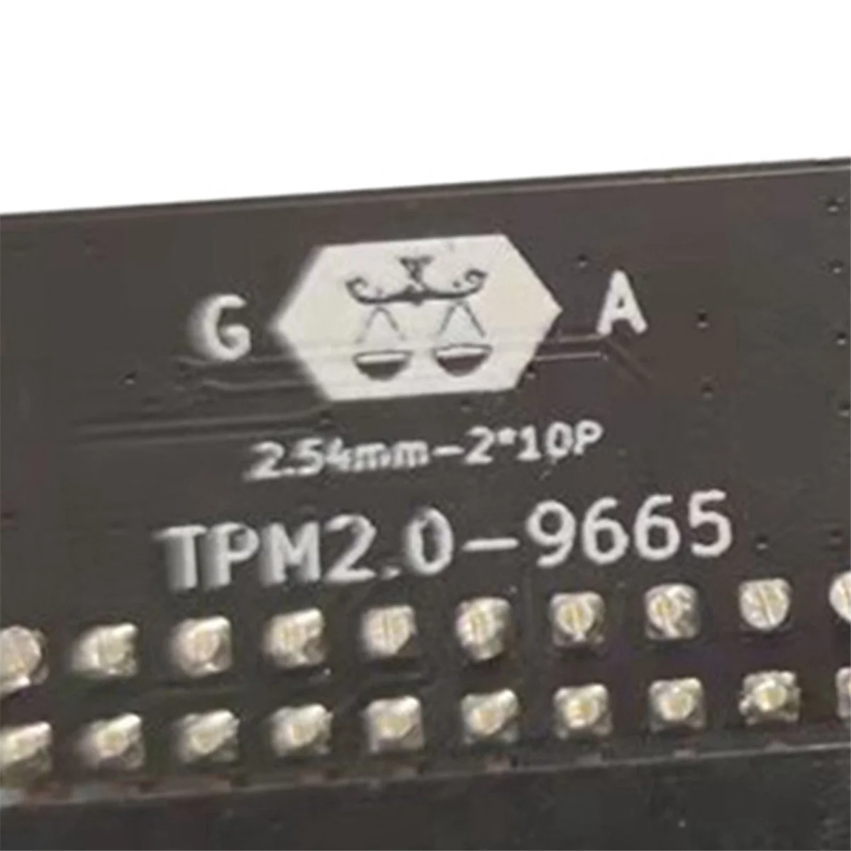 وحدة حماية LPC 20Pin لـ ASUS TPM-L R2.0/جيجابايت GC-TPM2.0 وحدة منصة الثقة المتوافقة 20-Pin 20-1 L2P7N01R