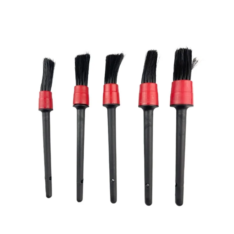 5Pcs Car Detailing Brush Set, Multi-Size Auto Interior Exterior Cleaning Brushes, Car Engine Detail Brushes for Car Washing