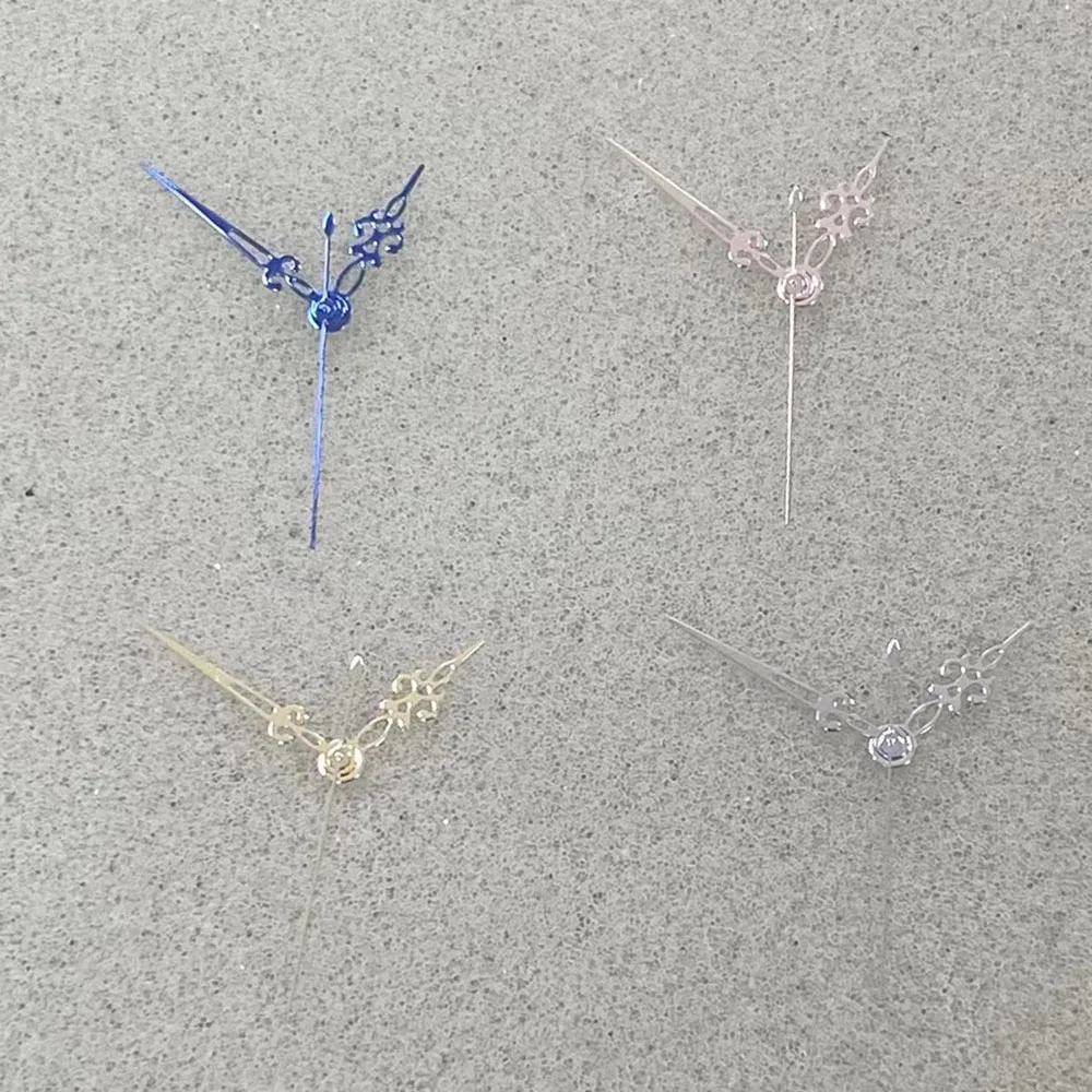 Snowflake Shaped Hands Gold Rose Blue Silver Non Luminous Watch Needle Suitable For NH35 NH36 4R 7S Movement