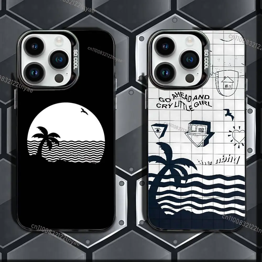 

The Neighbourhood N-NBHD Phone Case For iPhone 17,16,Pro,Max,15,14,E,Plus,13,12,Mini,11,BLACK Matte Colored Silver Luxury Cover