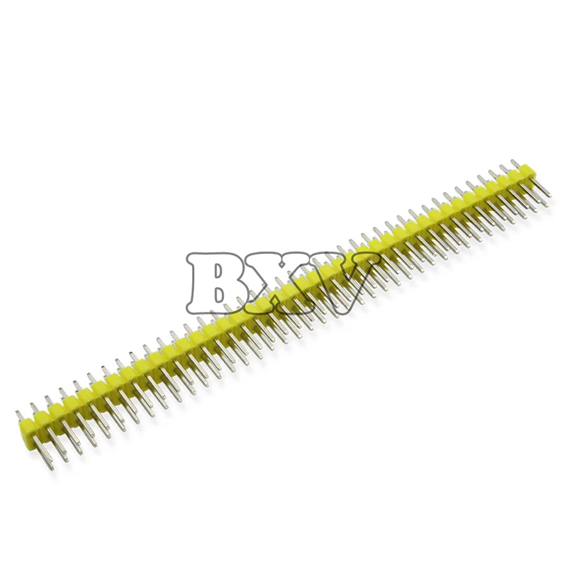 10PCS 2.54MM 40Pin 1x40P 2x40P Male Pin Header Strip Single Row Male Breakable Pin Header Connector Strip For Arduino Red Black