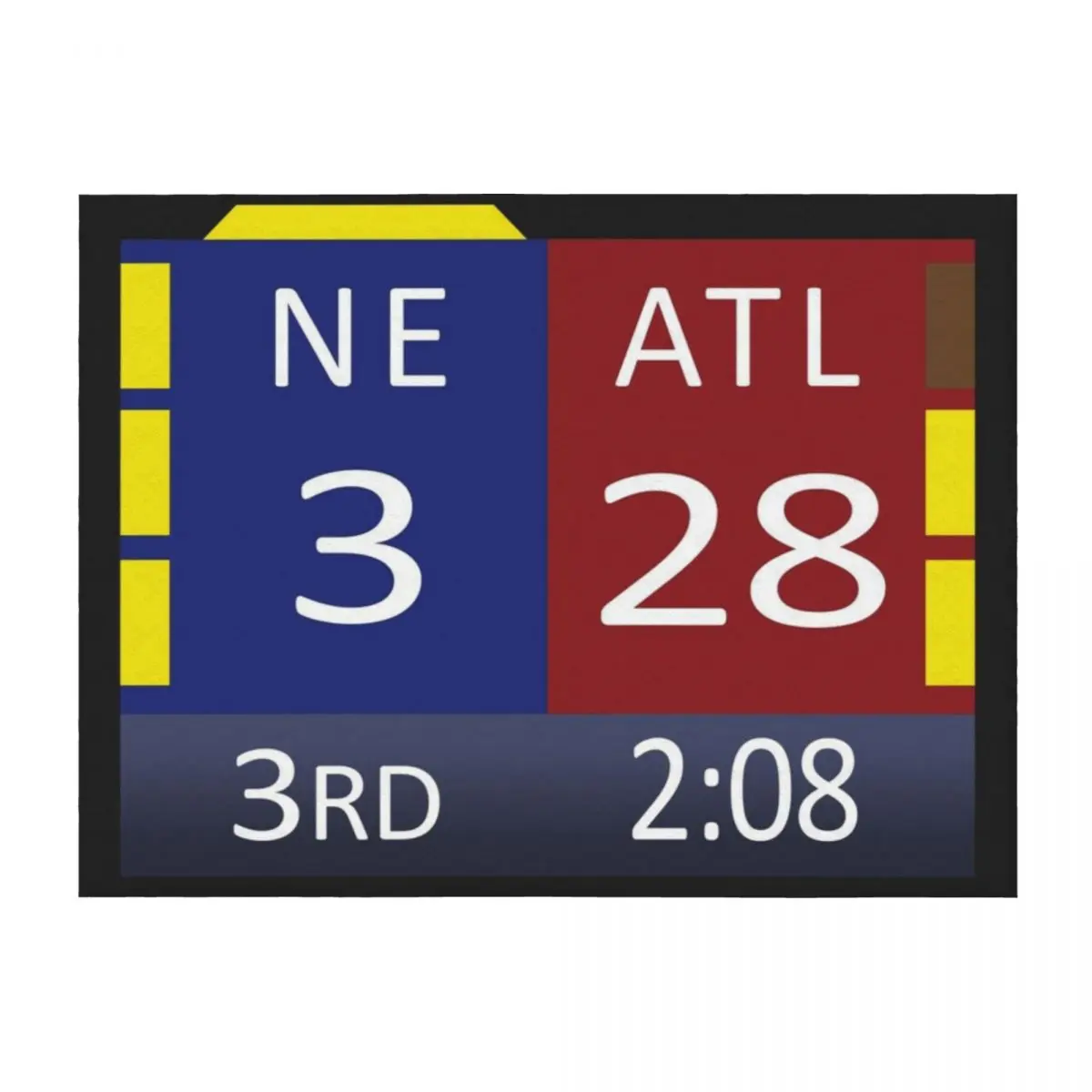 

The Scoreboard Throw Blanket Cute Plaid For Sofa Thin Bed Single Blankets