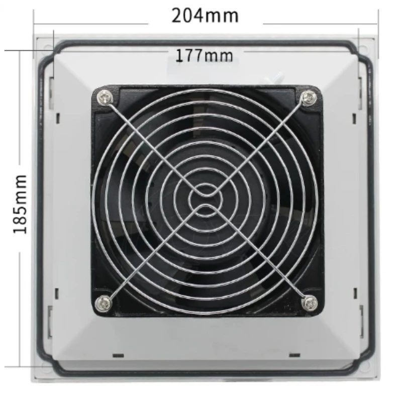 220V Electrical Cabinet Fan with Filter, IP54 Control Box Cooling Exhaust Blower, Dustproof Ventilation for Power Distribution