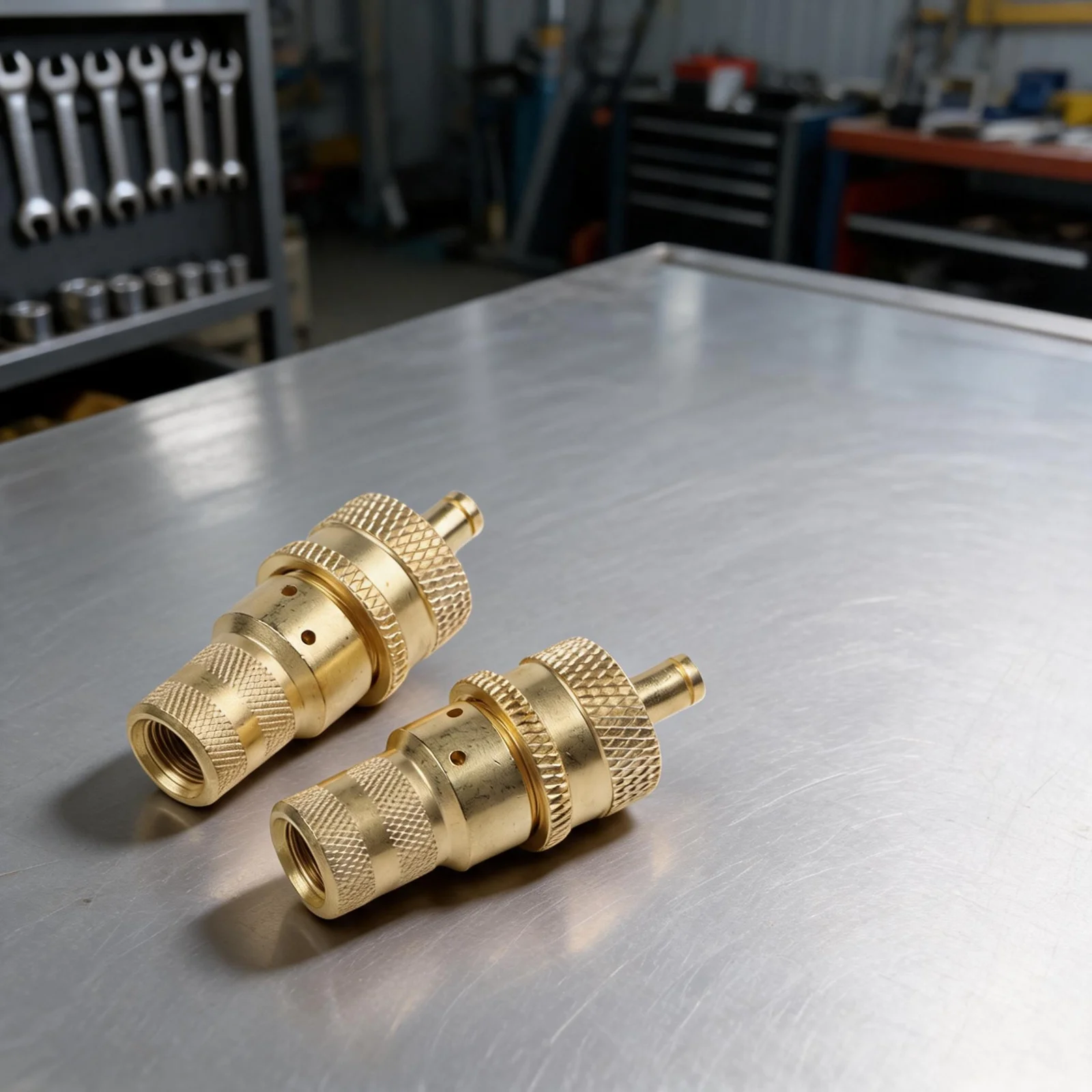 4Pcs 0-60PSI  Car Tire Deflators Accessories Offroad Brass Automatic Auto Tyre Bleeder Set Valve Automatic Tyre Deflator