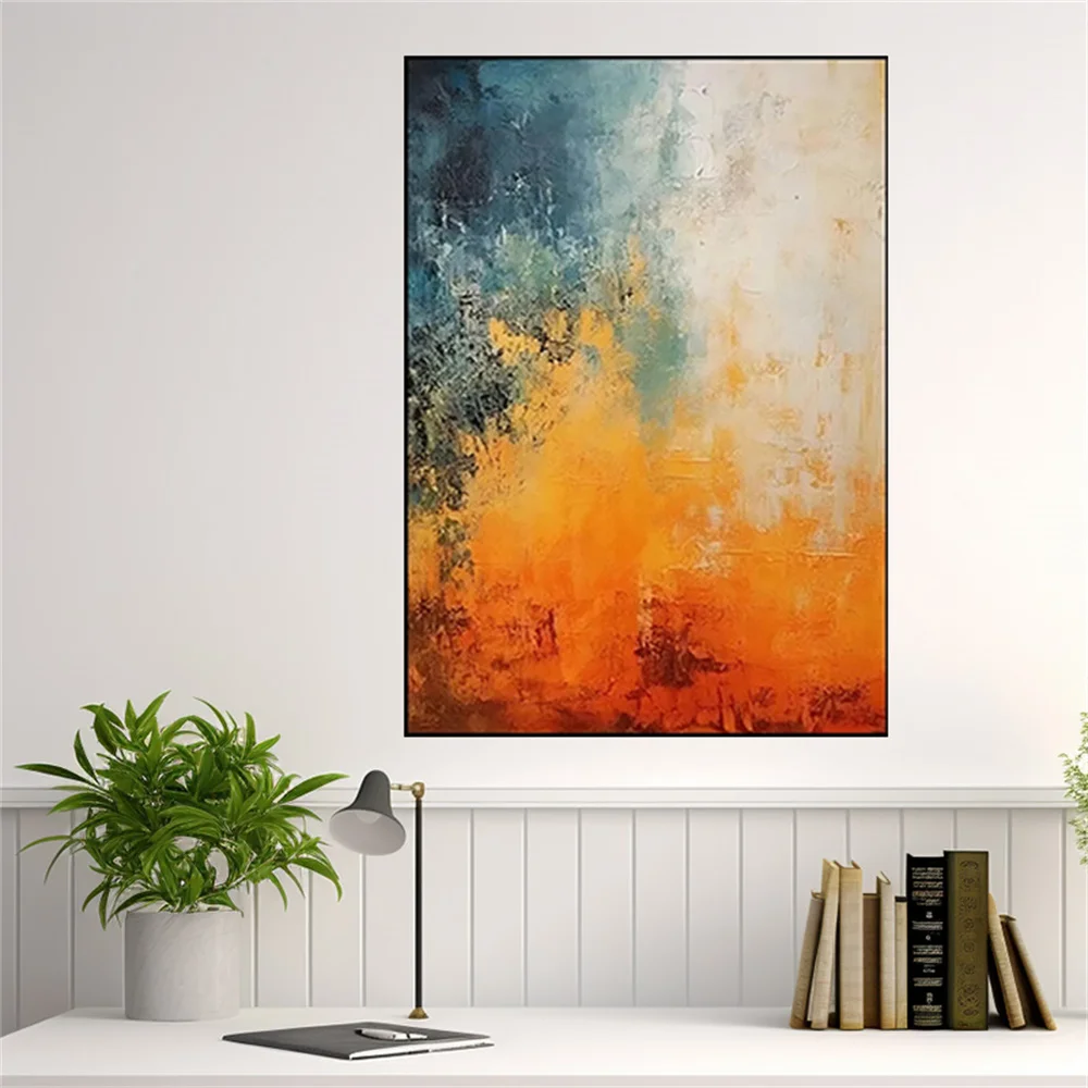 

100% Hand-painted Abstract Figure Oil Paintings On Canvas Wall Art Pictures For Home Decor Painting Artwork Housewarming Gift