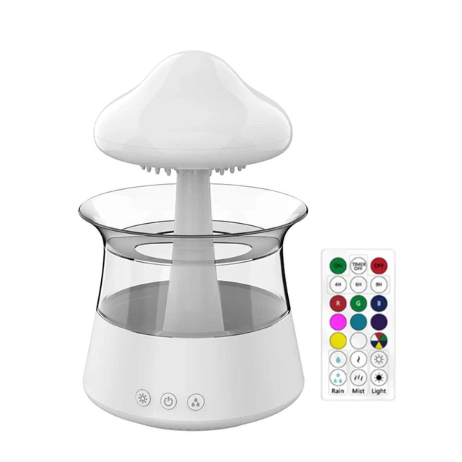 Mushroom Rain Essential Oil Diffusers Colorful Night Light Fragrance Diffuser Relieve Fatigues  Decor  Bedroom  Room