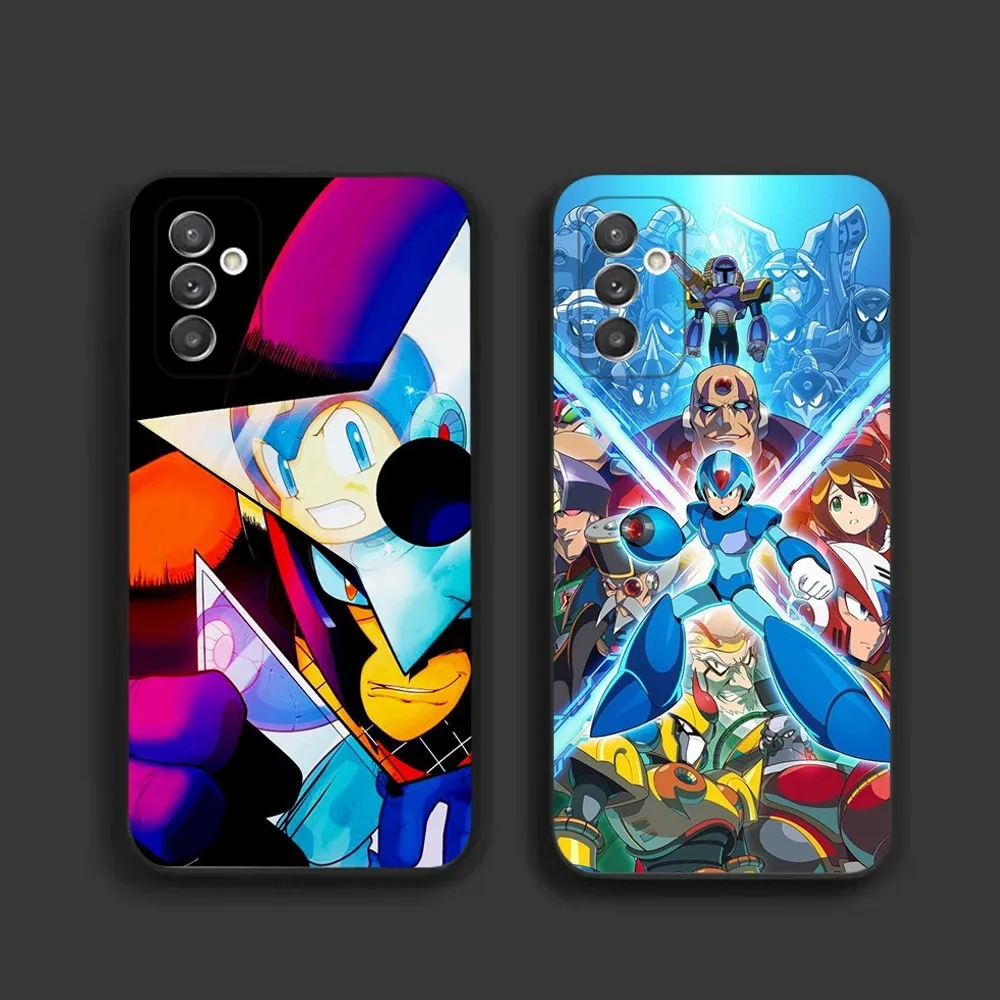 Game R-Rockman Megaman Phone Case For Samsung S20,Fe,21,22,23,24,Ultra,S30,22,9,10,plus,S30 ultra 5G Silicone Cover