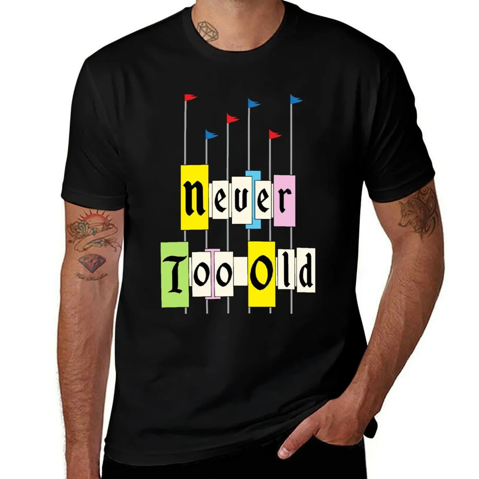 

Never too old 1955 T-Shirt cute tops sublime quick-drying mens graphic t-shirts