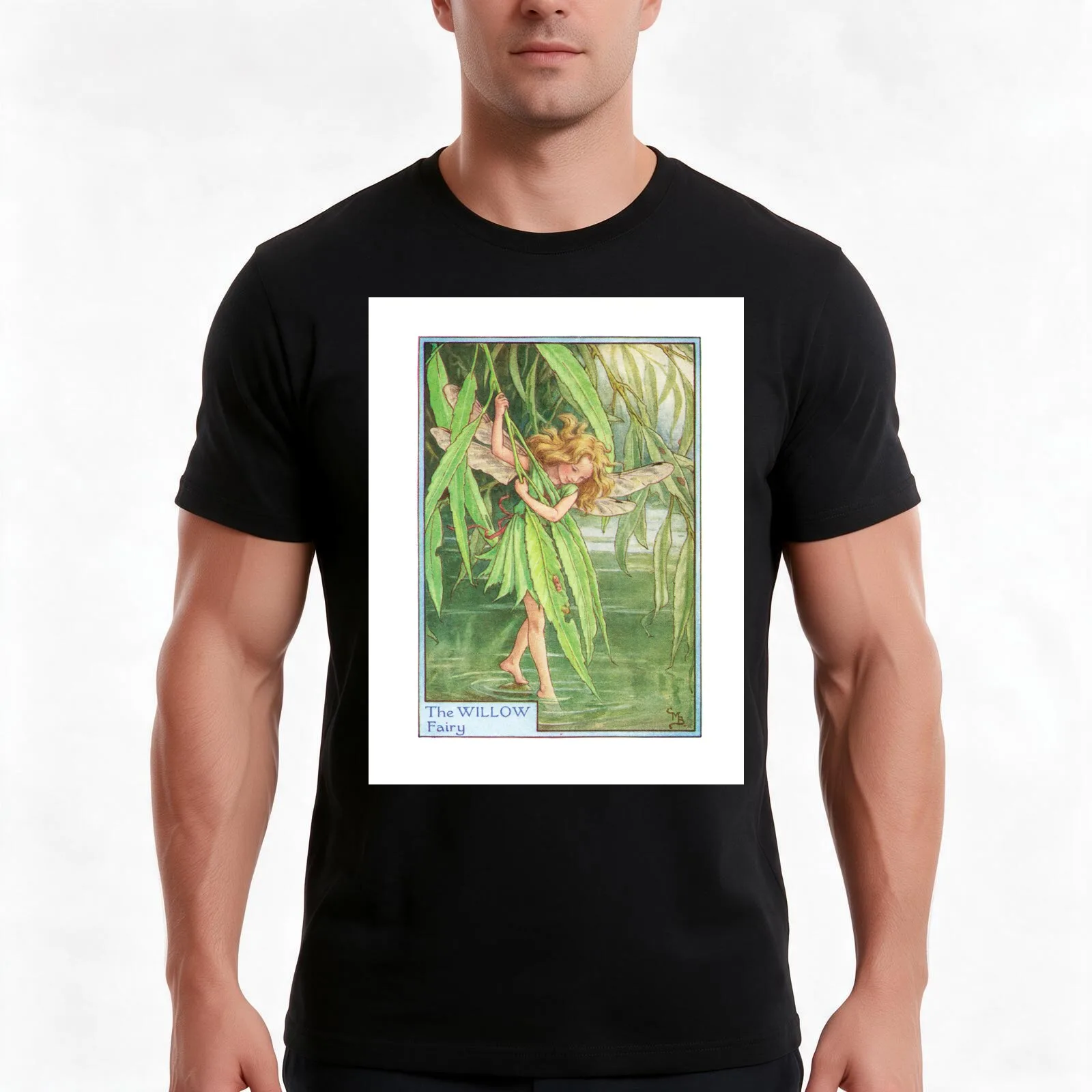 Adorable Willow Fairy T-Shirt, Summer Casual Cotton Tee, Oversized Streetwear Tops, Vintage Graphic Print, Unisex Men Women