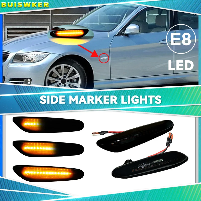 

Динамический светодиодный указатель поворота (повторитель) для BMW E90 E91 E92 E93 E60 E87 E82 E46