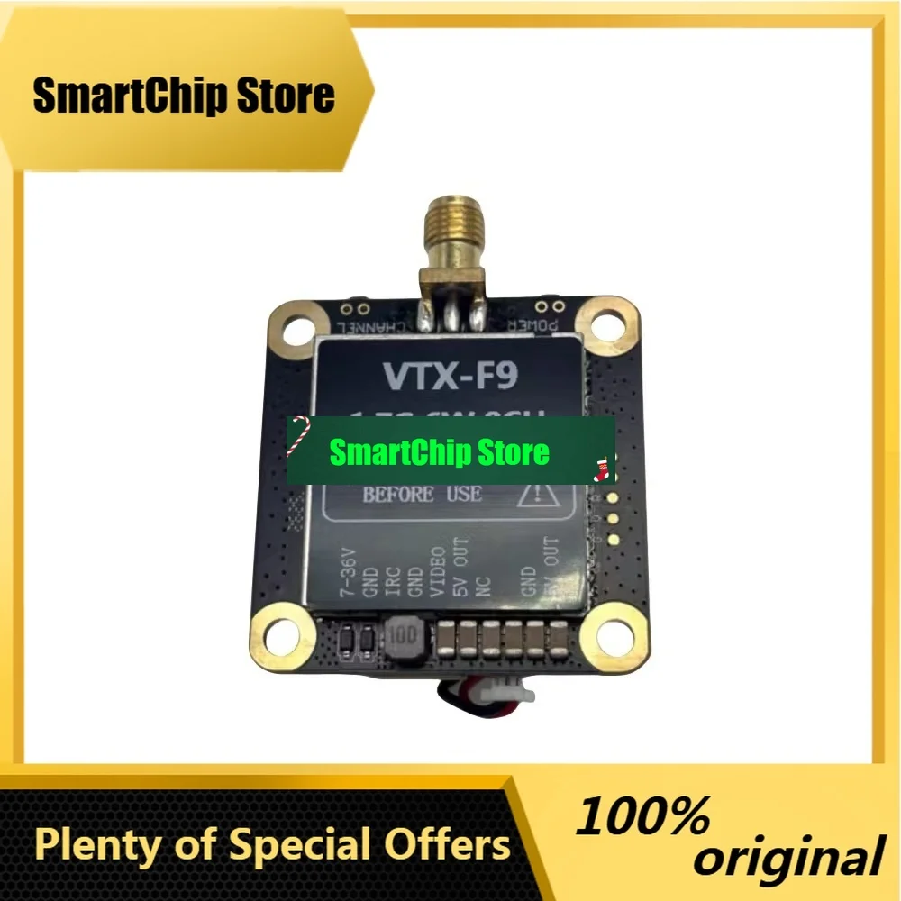 SmCp1.7G 6W FPV VTX VRX Time-travelling Machine Video Transmitter Receiver 1.7Ghz Wireless Image Transmission Monitoring