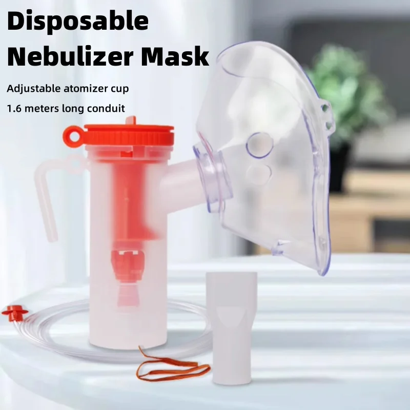 Disposable Medical Nebulizer Masks Nebulizer Cup Inhaler Set For Adult and Children Health Care Portable Nebulizer Humidifier