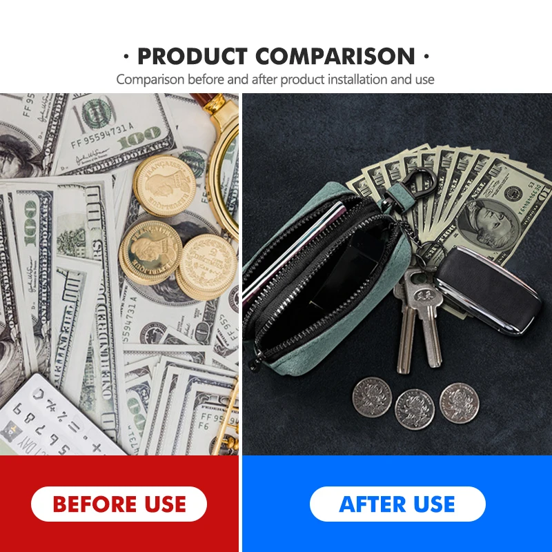 Car Portable Short Wallet Credit ID Card Coin Zipper Purse For BYD S6 S8 E5 E6 G6 L3 S7 G7 Tang Song Qing Yuan Han Max - view 2