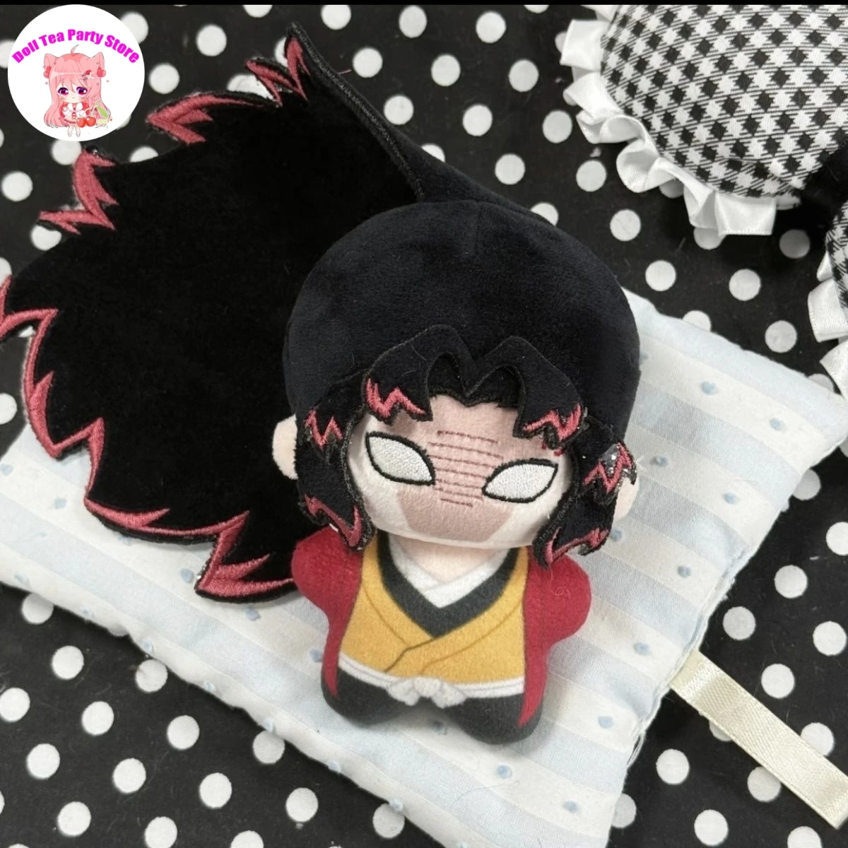 

Tsugikuni Yoriichi 10 см хлопковая кукла Nunu Body косплей мультфильм плюшевая подвеска брелок Рождественский подарок