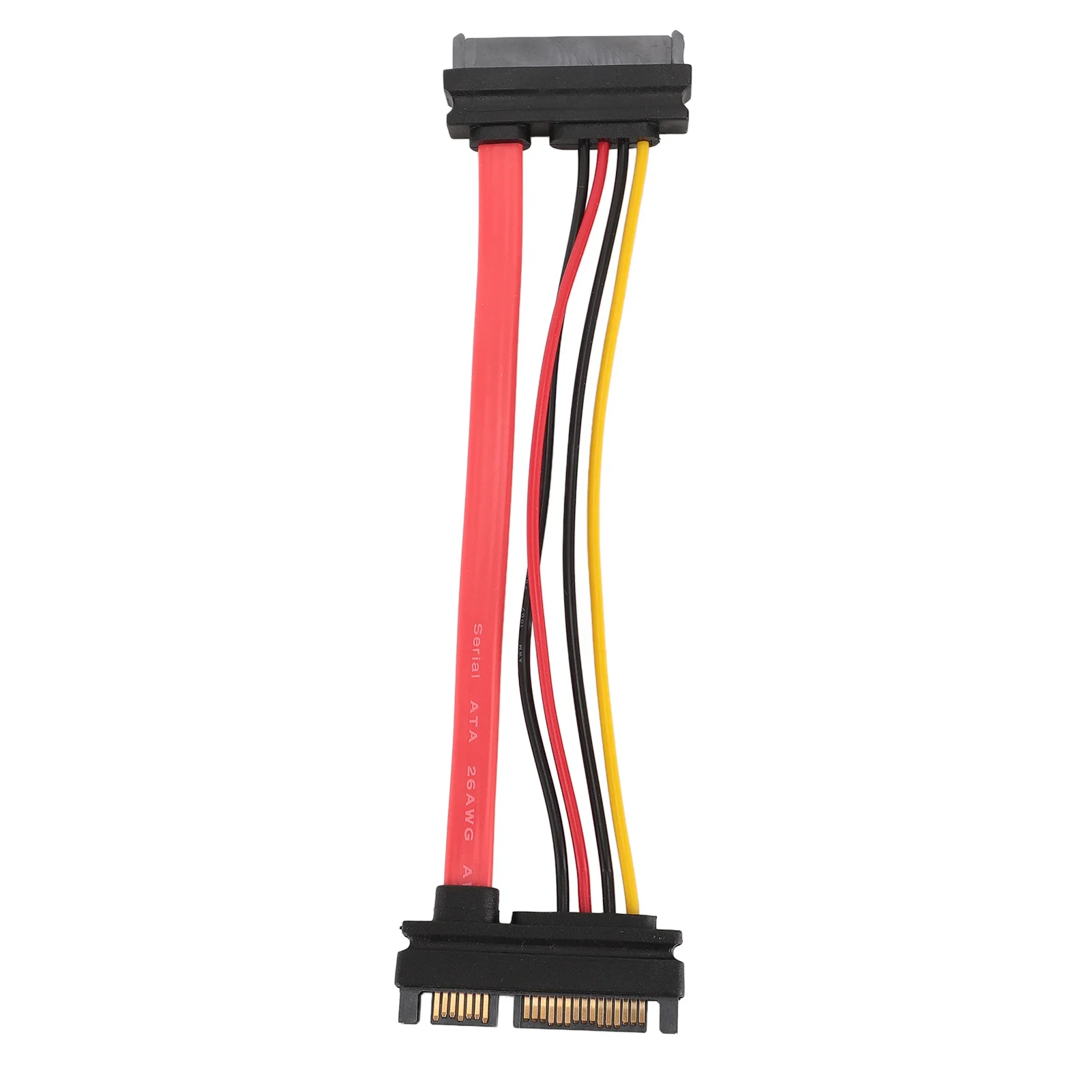SATA22P M/SAS29P F オス - メス延長ケーブル SATA7 15ピン ハードディスクデータ電源延長ケーブルコネクタ SFF 8482 0.15m