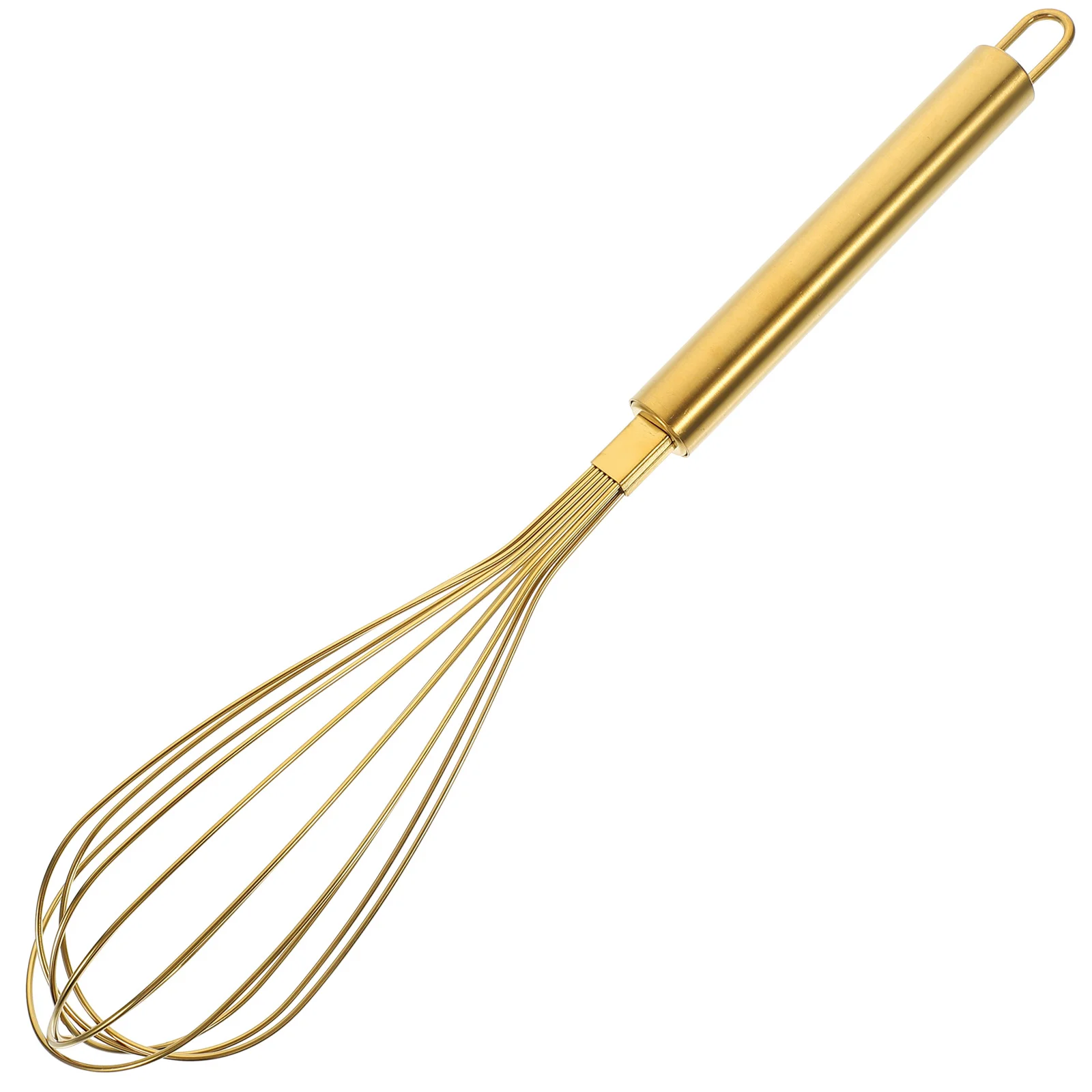 Stainless Steel Golden Manual Egg Mini Whisk Kitchen Whisks for Cooking Milk Cream Stirrer Multi-use Whisking Tool