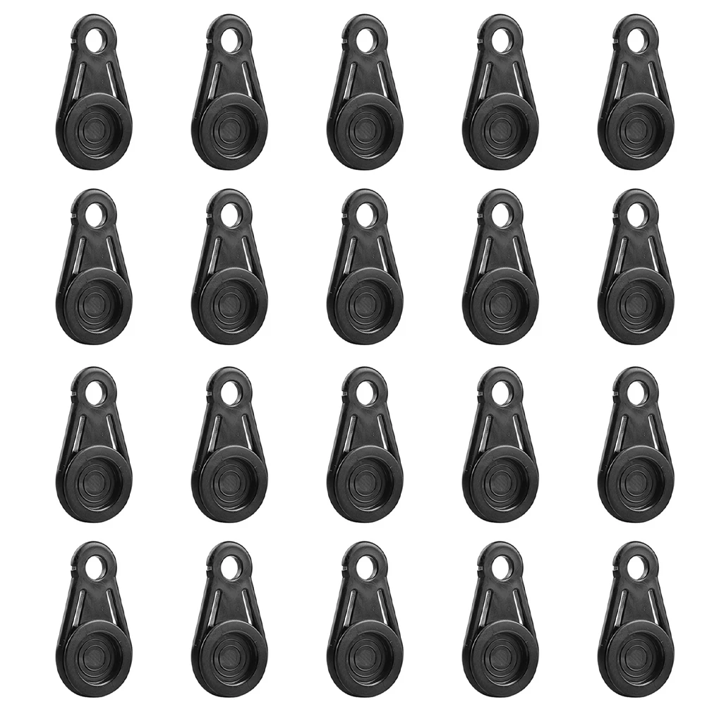 

16pcs Tent Clips Heavy Duty Waterproof Tear Resistant For Outdoor Camping Tarp Awning Canopy Boat Cover Fixing Tools