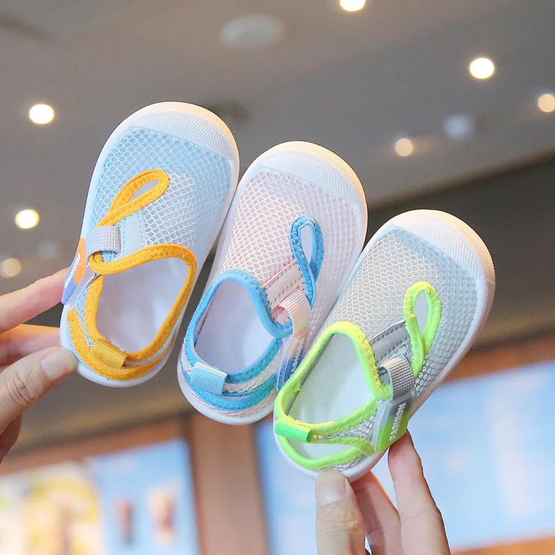 

Baby Sandals Breathable Air Mesh Kids Shoes Fashion Baby Boys Girls Shoes Soft Sole Non-slip Toddler First Walkers Casual Shoes