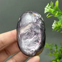 Natural Purple Lepidolite Palm Playing Flash Quartz Healing Meditation Witchcraft Altar Super Energy Home Feng Shui Decoration