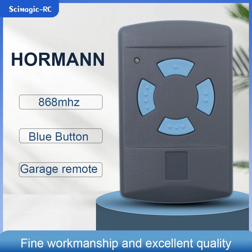 Clone HORMANN HSM2 HSM4 868MHz Remote Control For Garage Gate Door HS1 HS2 HS4 HSE2 HSE4 868.35MHz Controller Keychain