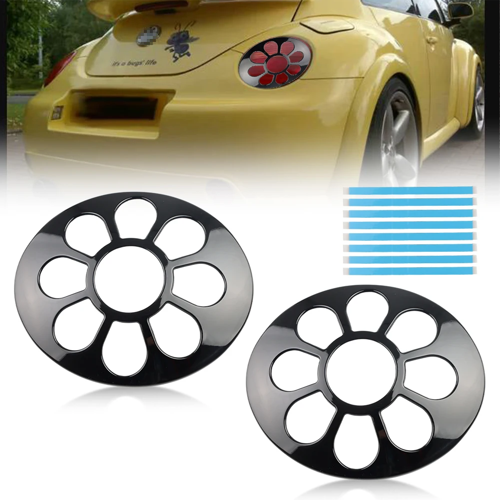 2Pcs For 1998 1999 2000 2001 2002 2003 2004 2005 Volkswagen Beetle Turbo S Coupe Convertible Daisy Fower Tail Light Cover