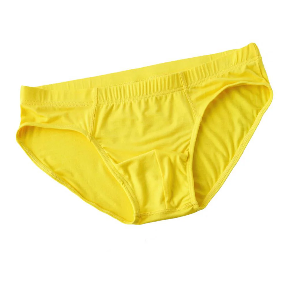 

Мужские однотонные мягкие дышащие трусы-стринги с анатомическим мешочком, бесшовные, японские, модные