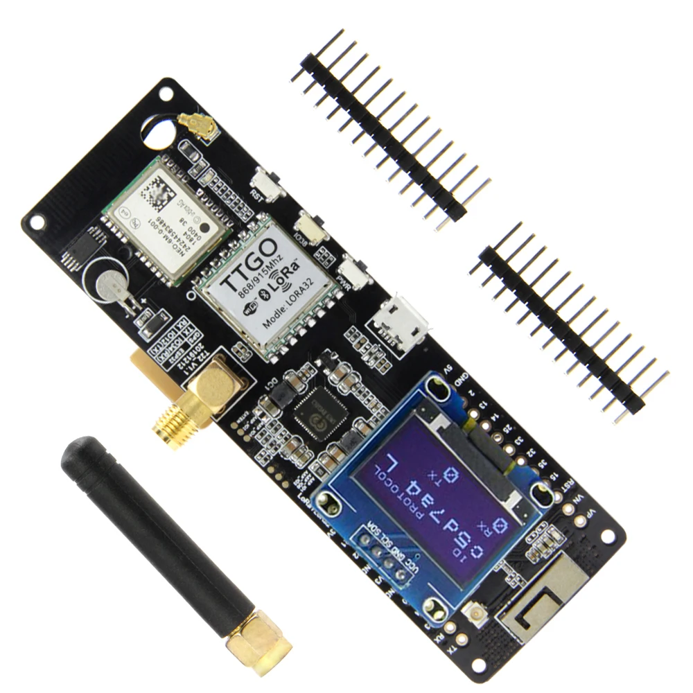 LILYGO TTGO T-Beam V1.2 ESP32 LoRa 433/868/915/923 МГц модуль разработки беспроводной GPS NEO-6M макетная плата с OLED