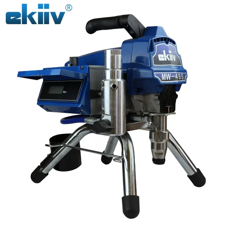 Hot2200W منظم المعدات محرك كهربائي قوة بندقية رذاذ EKIIV M495 بخاخ طلاء بدون هواء من التجارة الصينية