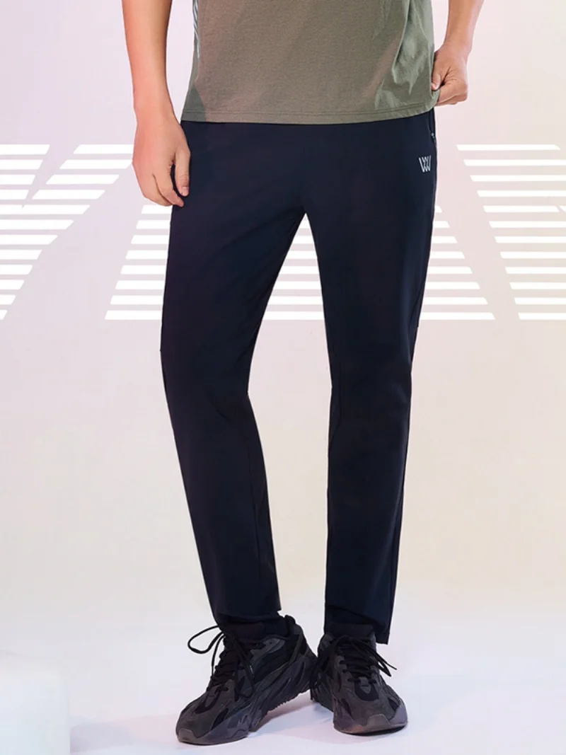 

Свободные мужские повседневные брюки Qui Dry с высокой талией, легкие летние спортивные брюки Red One Ice Burst, длинные прямые брюки