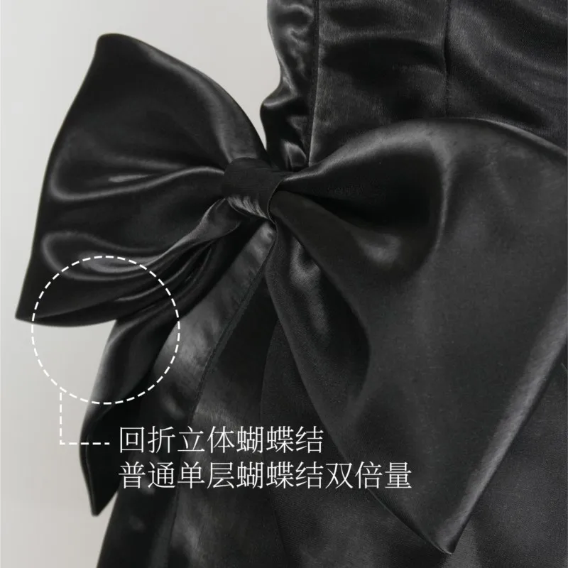 ‌ ‌ ‌ ‌ ‌ ‌ BAlienStage MIZI 3rd الذكرى أرنب مقهى سلسلة تأثيري حلي شارة الخصر التفاف فستان المرأة فستان عارية الذراعين مثير حفلة