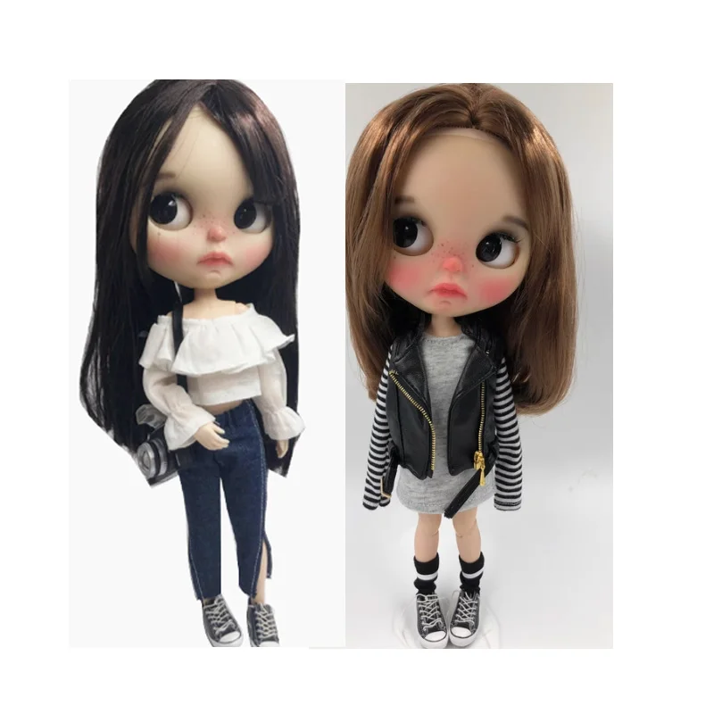 

TA544 новый стиль, аксессуары для игрушек, подарок, красивая одежда, платья, футболка, пальто, брюки для ваших кукол ob24 blythee