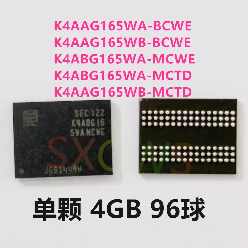 K4AAG165WA-BCWE K4AAG165WB-BCWE K4ABG165WA-MCWE K4ABG165WA-MCTD K4AAG165WB-MCTD Laptop onboard memory upgrade memory