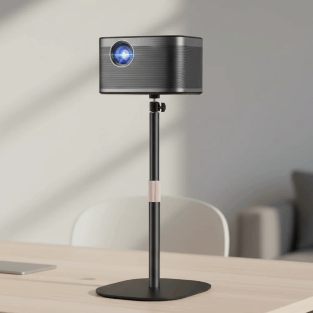 Height Adjustable Micro Projector Stand Desktop Universal Small Projector Bracket Portable 40cm Projectors Holder