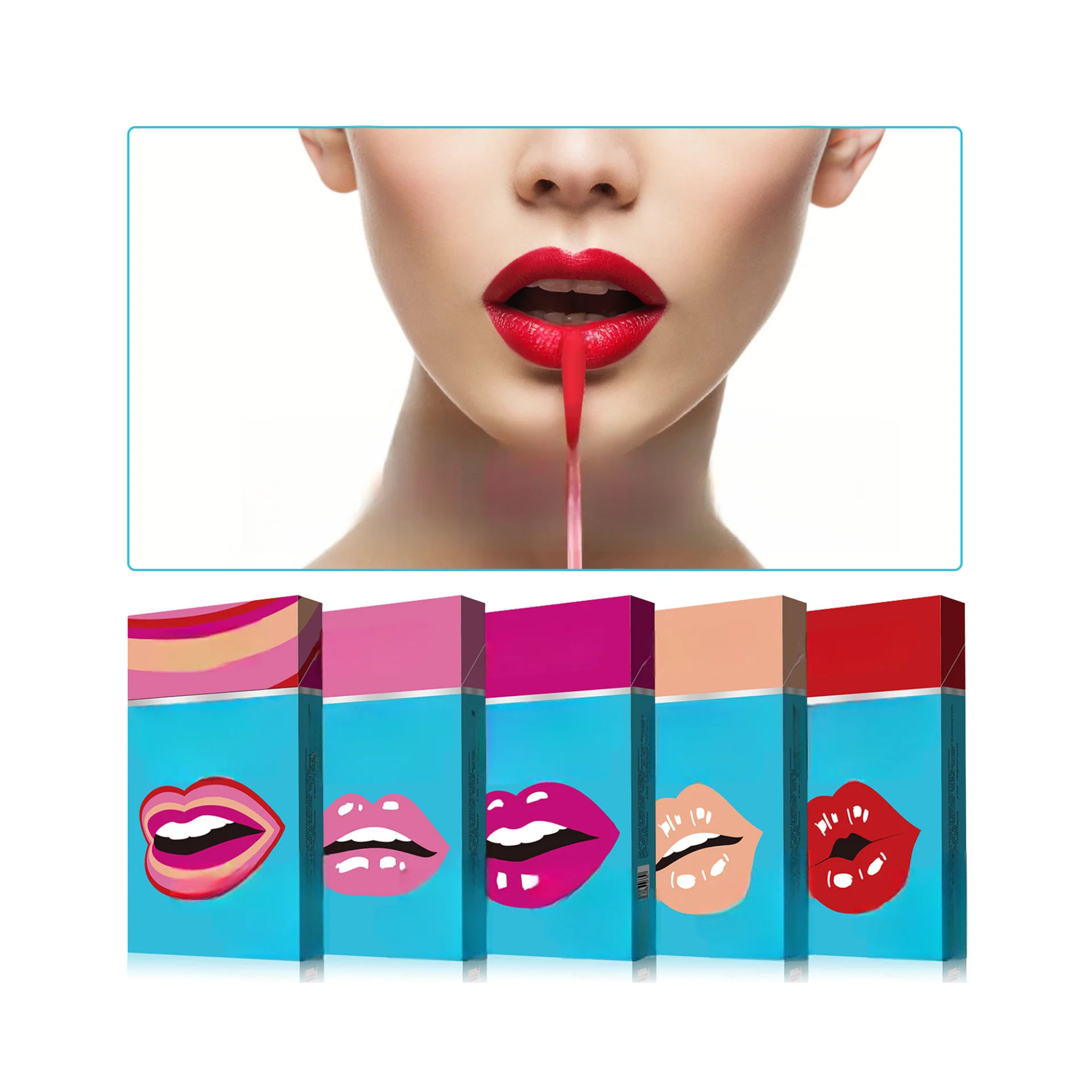 20 20 Pcs/Box Portable Cotton Swab Lip Gloss Long Lasting Cotton Sticks Lipstick Travel Makeup Tools - Aliexpress Deal