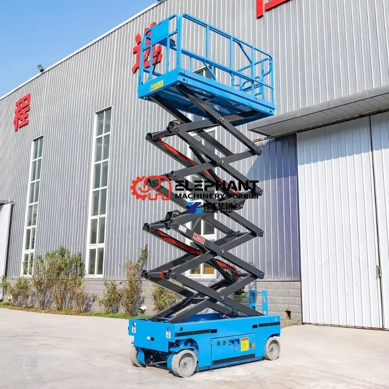 Easy Maintenance Efficient and Safe Aerial Work Hydraulic Scissor Platform Awp Electric Platform 12m 16m Scissor Lift