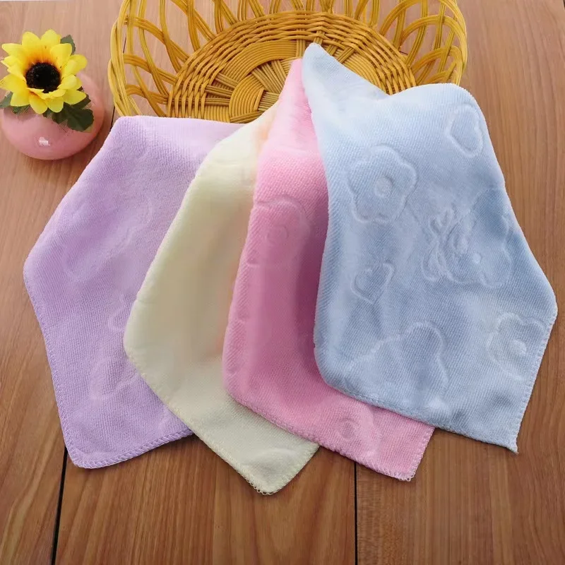 5 sets of hanging teddy bear towels, wiping towels, cleaning towels