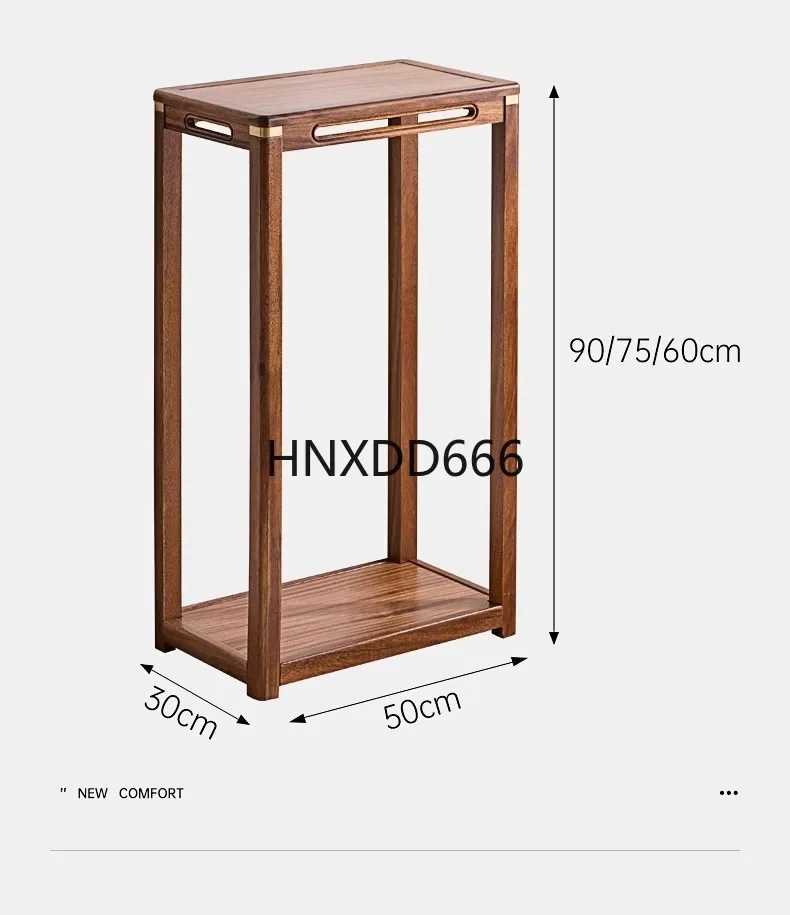 Flower stand widened living room floor-to-ceiling solid wood rack